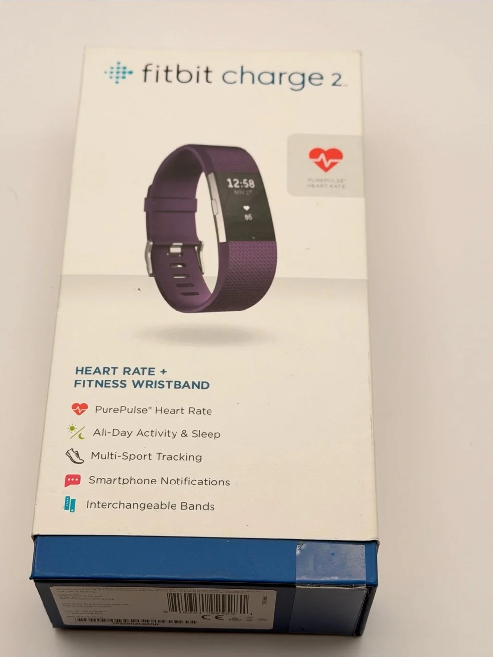 Fitbit Charge 2, Full Set, Very Good, Box, Charger, Manuals, Fitness Tracker